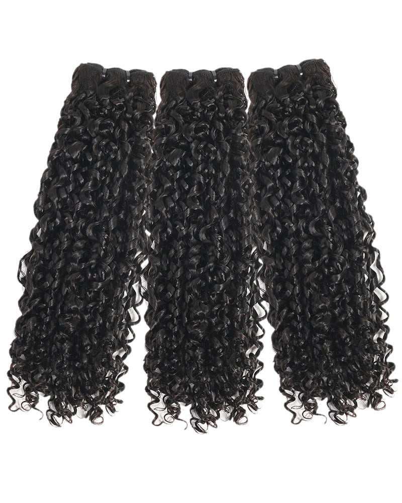 Arabella 12A Pixie Jerry Curly Unprocessed Virgin Brazilian Hair 3 Bundles Grade Human Hair