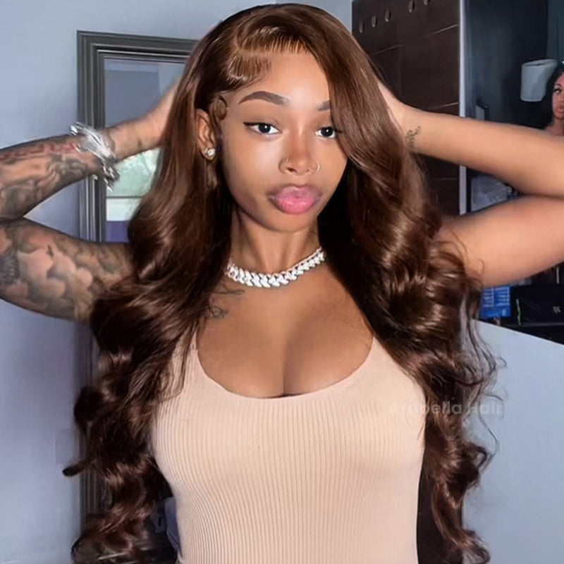 000Glueless 6x5 Pre-Cut Lace Colored Easy-Wear Body Wave Human Hair Wig Beginner-Friendly