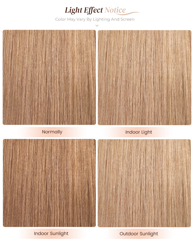 Wig Color Shift Under Different Lighting