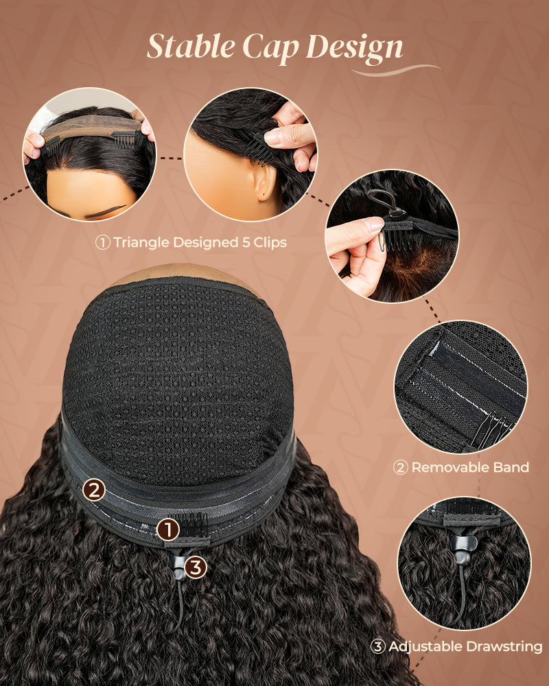 Arabella 3D Lace Half Wig Yak Straight Wig