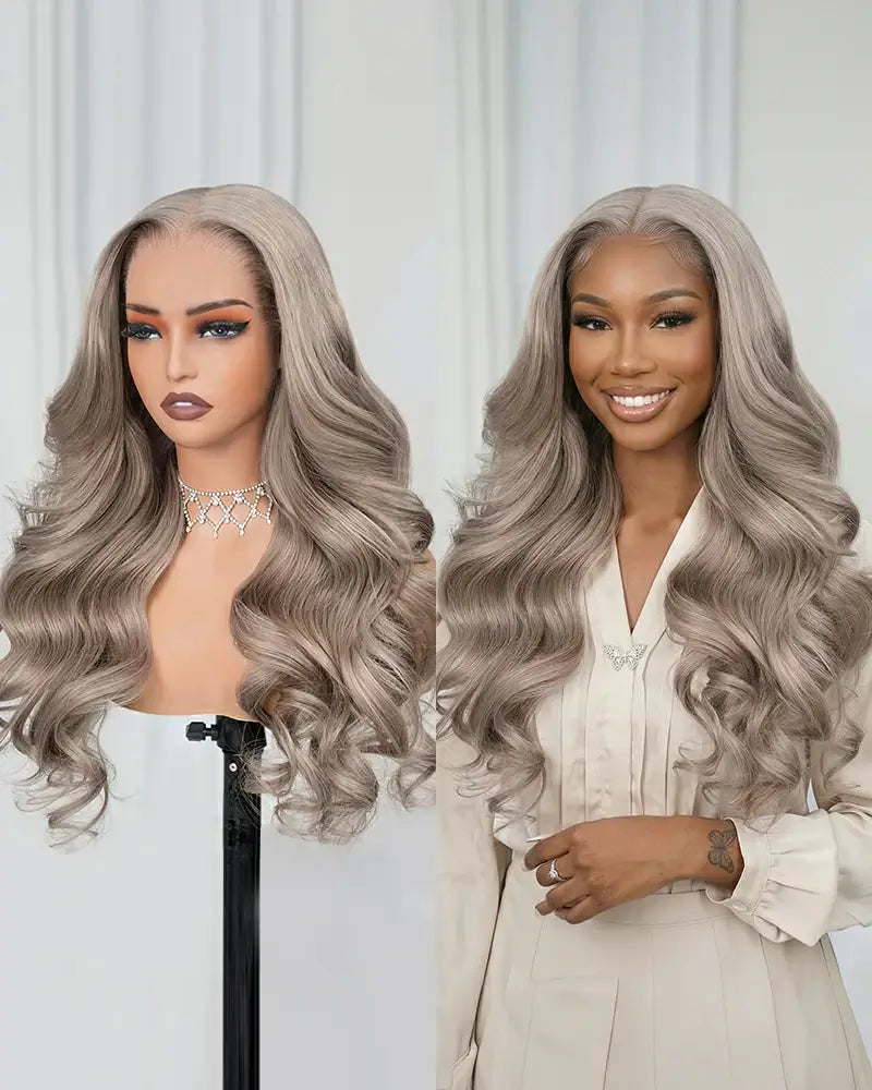 Arabella 13x6 Three-Go™ Dirty Blonde Glueless Loose Body Wave With Drawstring 100% Human Hair Wig