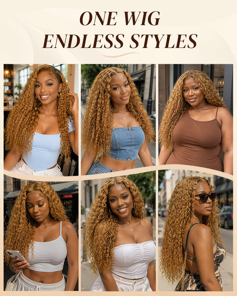 Arabella 13x6 Three-Go™ Honey Blonde Glueless Wig