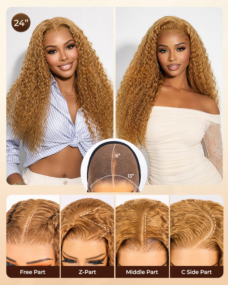 Arabella 13x6 Three-Go™ Honey Blonde Glueless Wig