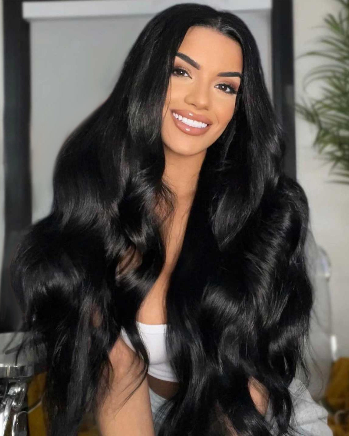 000 13x4 Lace Loose Body Wave Easy-Wear Natural Hairline Upgrade HD Lace Bleached Knots Natural Black Human Hair Wig Beginner-Friendly