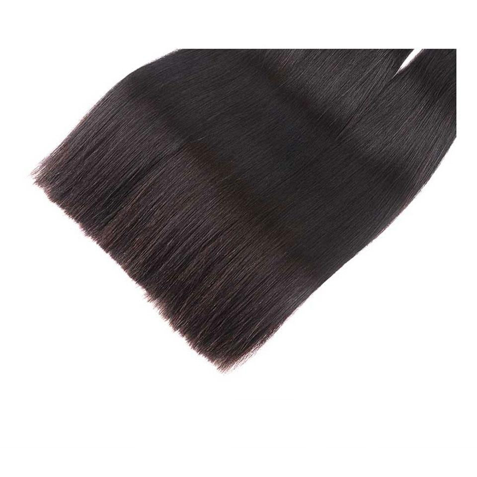 15A Grade Double Drawn Full End Unprocessed Straight Hair Natural Black 3 bundles/pack Human Hair Extensions - arabellahair.com