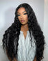 000Arabella 6x5 invisible knots Glueless Bohemian Curl Wig Pre-cut Lace Natural Black Beginner Friendly