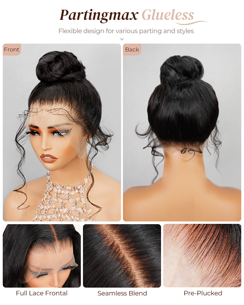 Multiple Views of 360 Wig Details