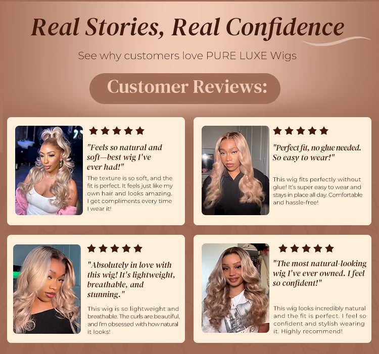 Ash Blonde Ombre Loose Body Wave Wig