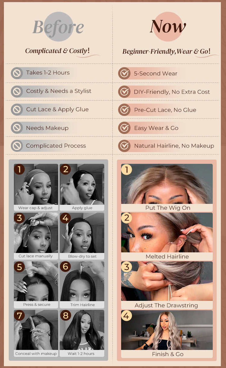 Ash Blonde Ombre Loose Body Wave Wig