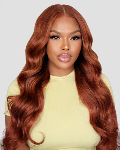 【Flash Sale】Arabella 13x6 Three-Go™ Glueless Wig 20" Body Wave With Drawstring Natural Black 100% Human Hair Wig