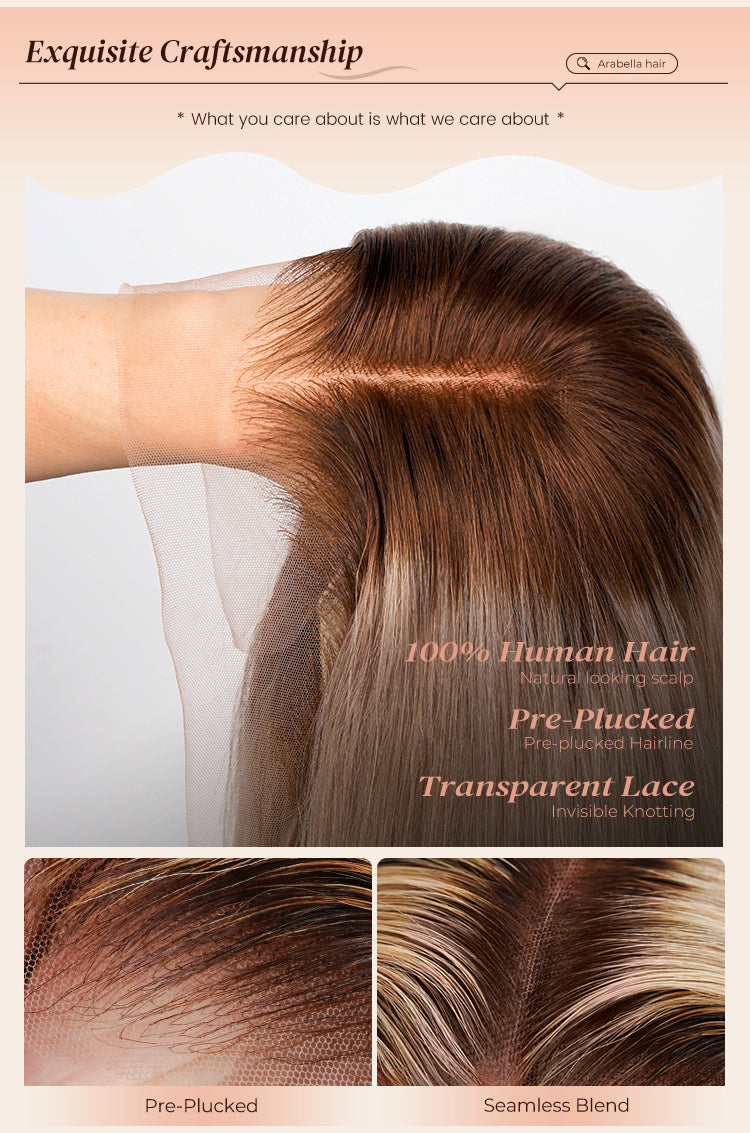 Seamless Hairline of Human Hair Wig