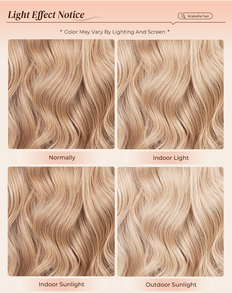 Indoor and Outdoor Color of Blonde Hair