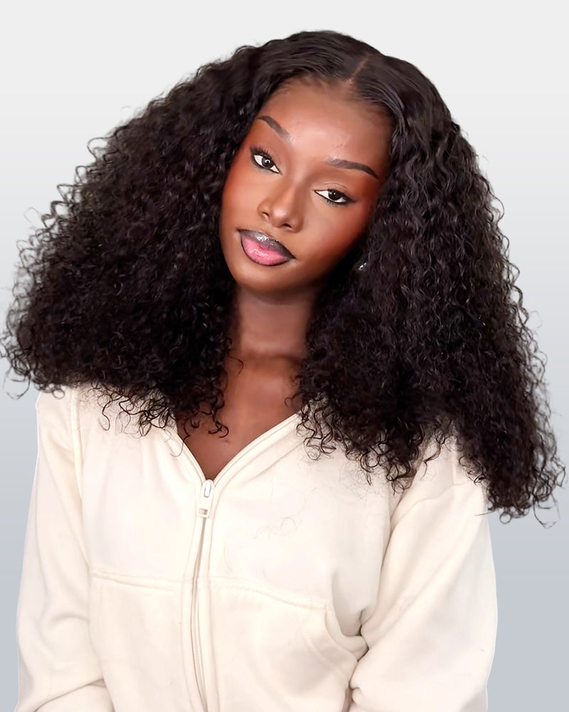 Jerry Curly Glueless Wig With Drawstring