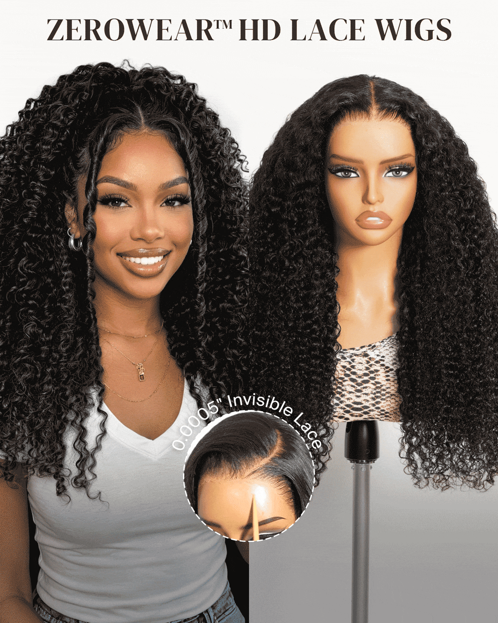 HD_Lace_Jerry_curly_natural_black_wig_natural_look_on_model_vs_mannequin_head_Arabella_HDETE-WIG-N-DC-260710