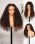 【$299 = 2 WIGS】Arabella 13x6 Three-Go™ Glueless Wig Chestnut Brown Ombre Water Wave With Drawstring For Beginner