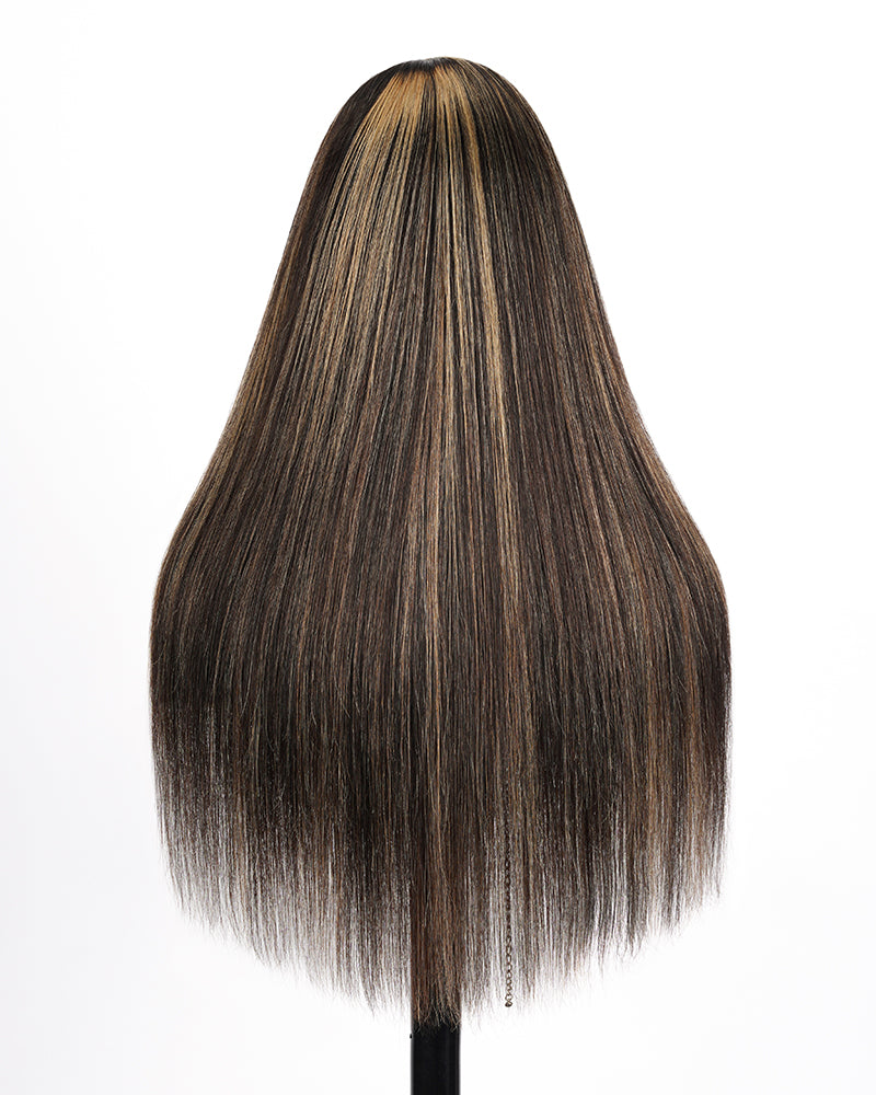 Arabella 13x6 Three-Go™ Balayage Highlight Glueless Wig Silky Straight With Drawstring 100% Human Hair Wig