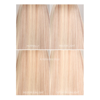 Arabella 13x6 Three-Go™ Glueless Blonde Highlight Loose Body Wave/Silky Straight Wig With Drawstring For Beginner