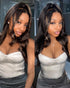 【BOGO】Arabella 6x5 Invisible Knots & 13x4 Frontal Lace Honey Blonde Highlights On Black Body Wave Wig Invisible Knots