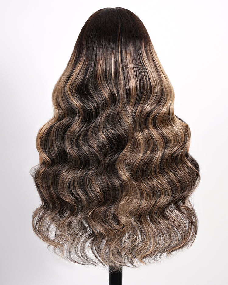 Arabella 13x6 Lace Ombre Platinum Color Wig Back