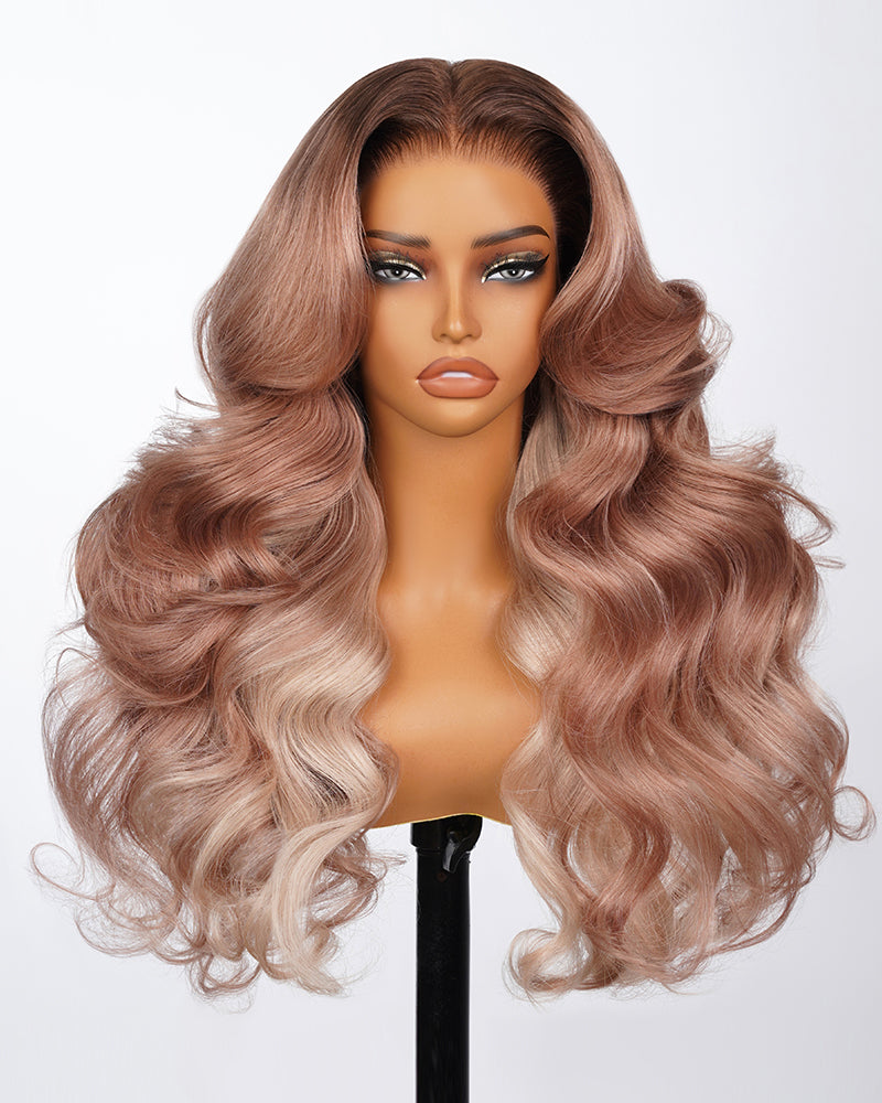Arabella 13x6 Lace Ombre Strawberry Blonde Wig