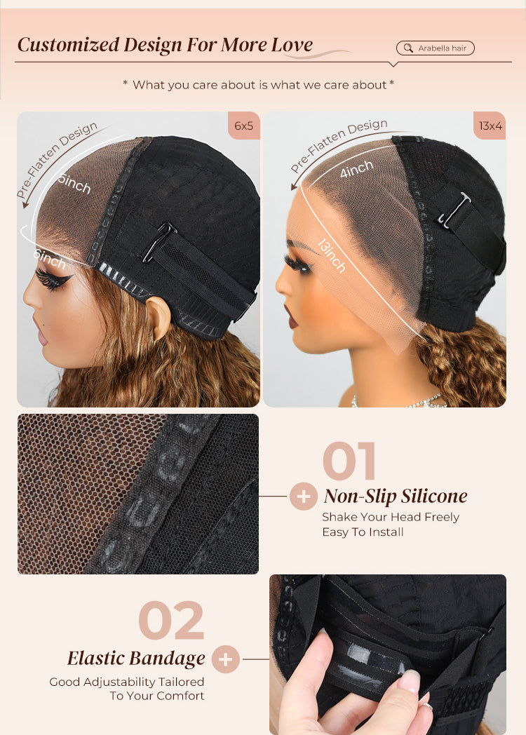 Wig Cap with Non-slip Silicone And Elastic Bandage Features