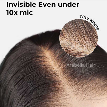 Arabella 360 Full Lace Glueless Loose Deep Wave Wig Invisi Drawstring Natural Black Pull &amp; Go