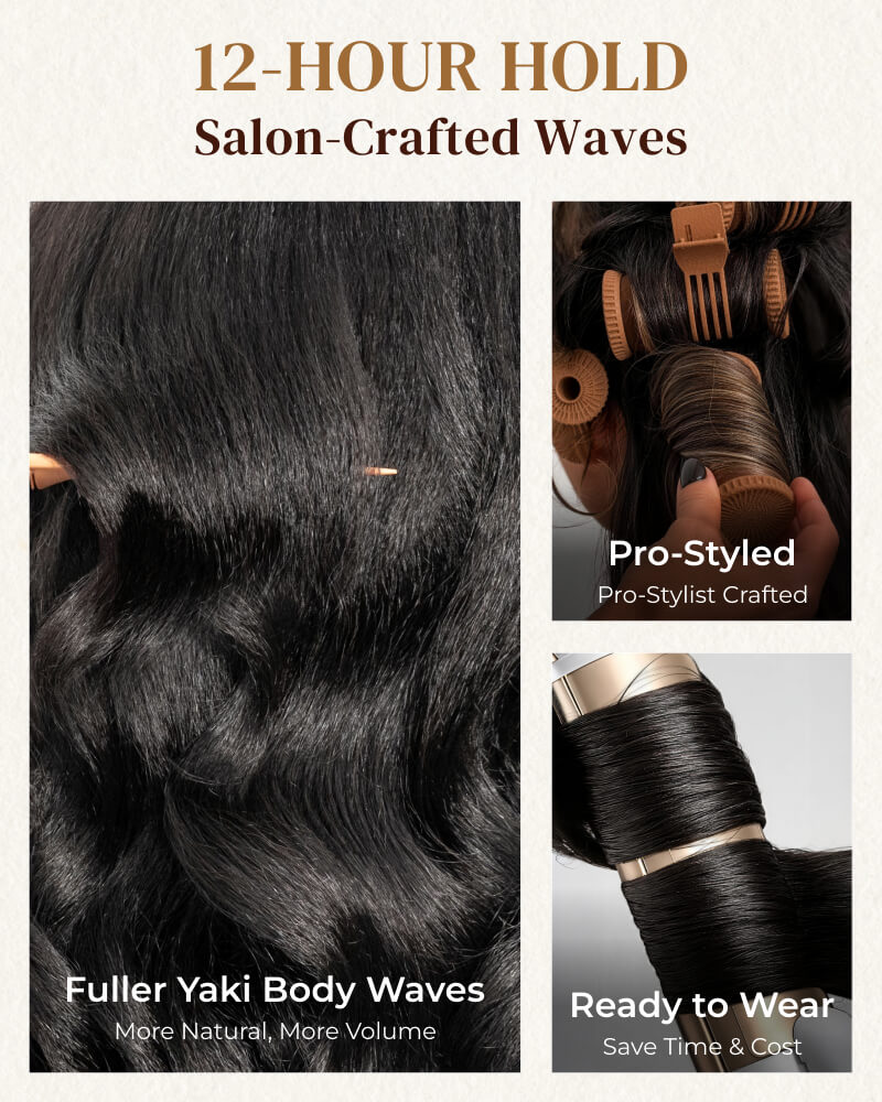 Arabella Zerowear™ Invisible HD Lace Glueless Wig 13x6 Lace Yaki Body Wave 100% Human Hair Natural Black
