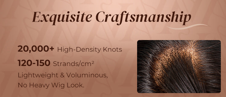 Banner Showing Craftsmanship of Pure Luxe Wig