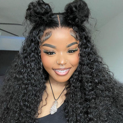 Arabella Upgrade 360 Full Lace Glueless Silky Straight/Body Wave/Jerry Curly Wig Invisi Drawstring Natural Black Pull &amp; Go