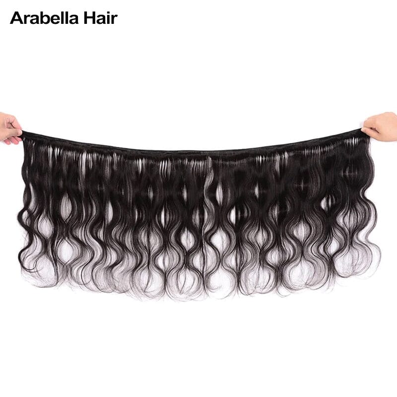 {15A 3Pcs} Body Wave Virgin Human Hair Weave 3 Bundles/pack 15A Grade Natural Black