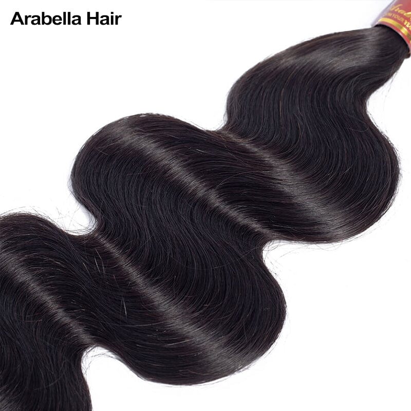 {15A 3Pcs} Body Wave Virgin Human Hair Weave 3 Bundles/pack 15A Grade Natural Black