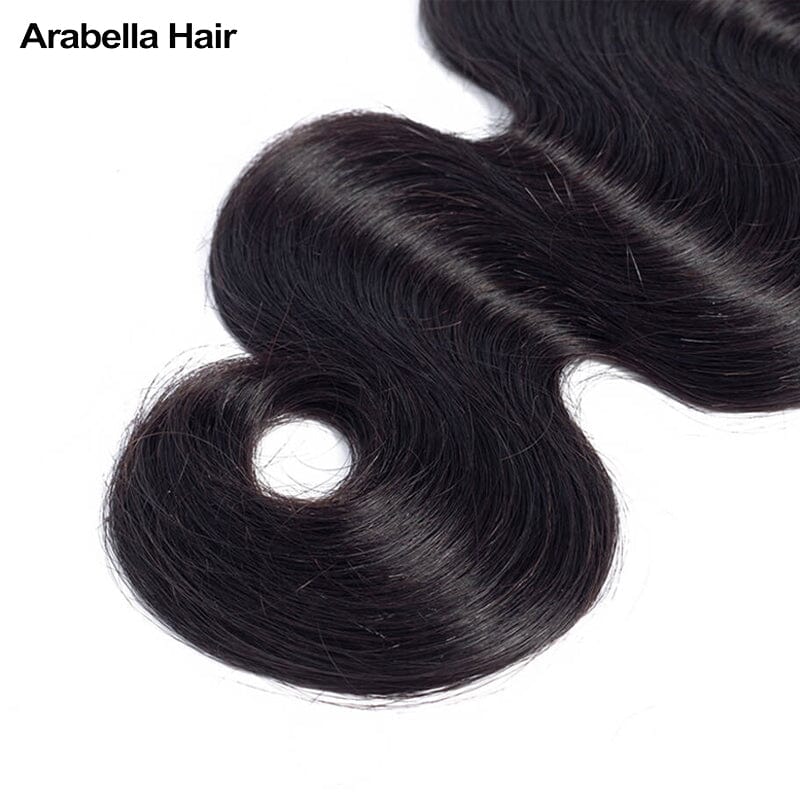 {15A 3Pcs} Body Wave Virgin Human Hair Weave 3 Bundles/pack 15A Grade Natural Black