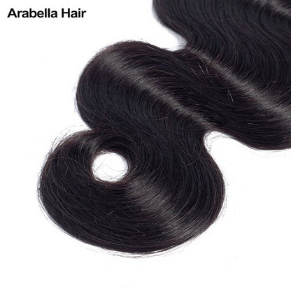 {15A 3Pcs} Body Wave Virgin Human Hair Weave 3 Bundles/pack 15A Grade Natural Black