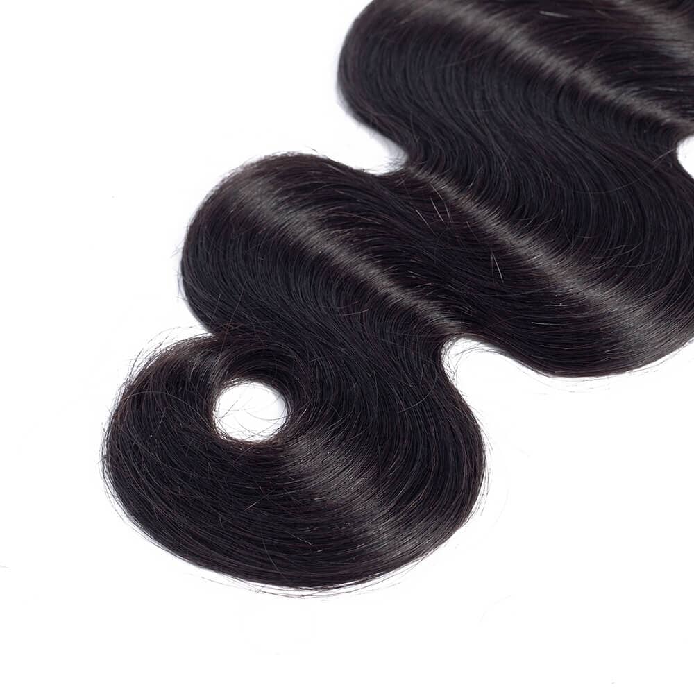 {15A 3Pcs} Body Wave Virgin Human Hair Weave 3 Bundles/pack 15A Grade Natural Black